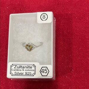 Silver 925 Ring Zultanite Gemstone